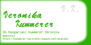 veronika kummerer business card